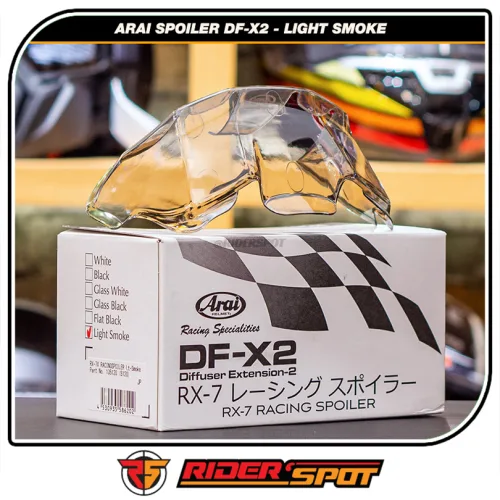 ARAI Racing Spoiler DF-X2 Diffuser Extension Light Smoke