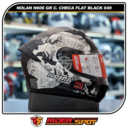 NOLAN N60-6 Gemini Replica Carlos Checa Flat Black 049 Helmet