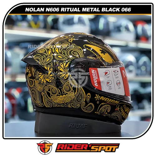 NOLAN N60-6 Ritual Metal Black 066 Helmet – Riderspot