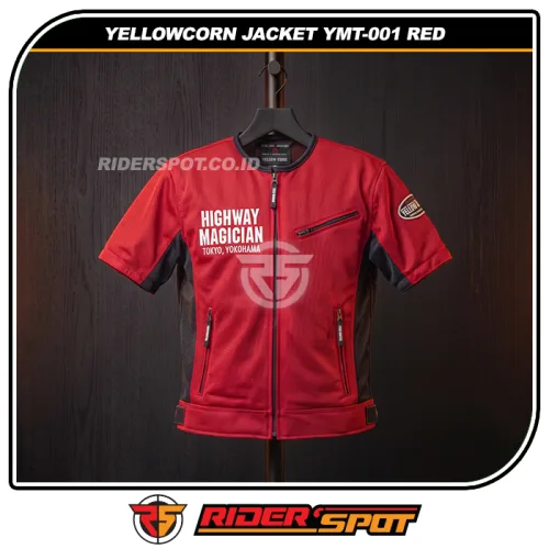 YELLOWCORN Protective Mesh Jacket YMT-001 Red