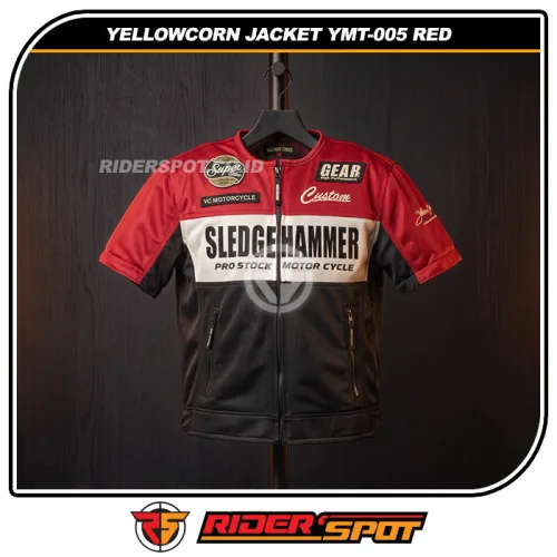 YELLOWCORN Protective Mesh Jacket YMT-005 Red