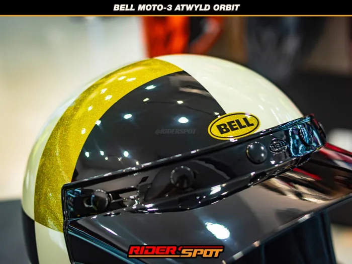BELL Moto-3 ATWYLD Orbit White Black Helmet – Riderspot