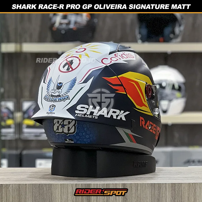 SHARK RACE R Pro GP Oliveira Signature Matt Helmet – Riderspot