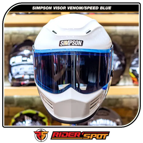 SIMPSON Visor Venom/Speed Blue Hi-Def
