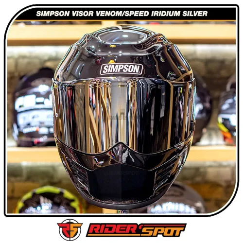 SIMPSON Visor Venom/Speed Mirror Silver