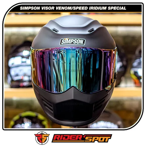 SIMPSON Visor Venom/Speed Iridium