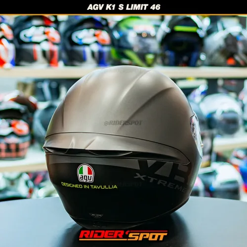 agv k1 asian fit AGV K1S Limit 46 Matt Helmet