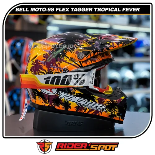 BELL Moto-9S Flex Tagger Tropical Fever Helmet