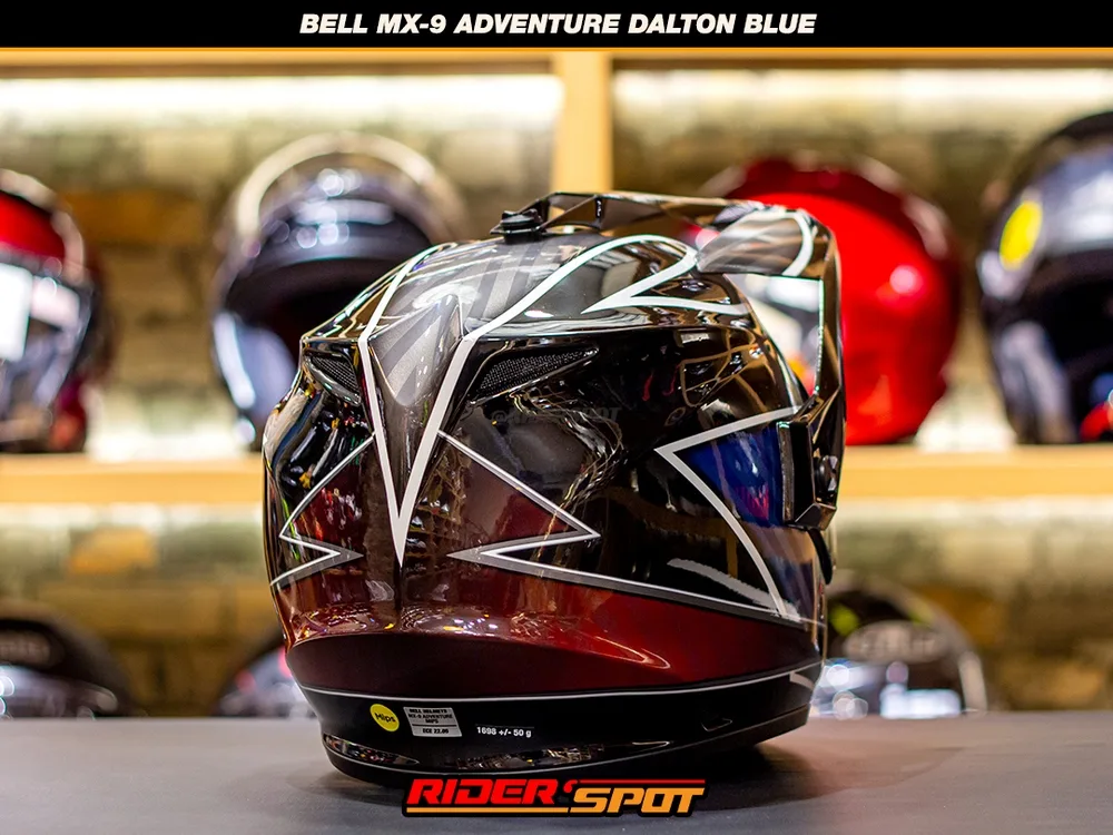 BELL MX-9 Adventure Mips Dalton Gloss Black Blue Helmet – Riderspot