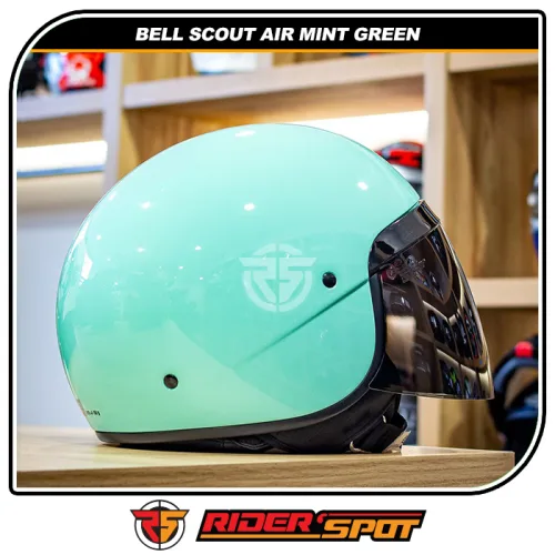 Bell Scout Air Mint Green Retro Helmet