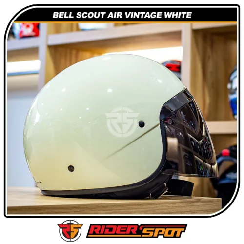 Bell Scout Air Vintage White Retro Helmet