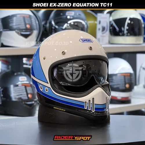 SHOEI EX-ZERO Equation TC11 White Blue Helmet – Riderspot