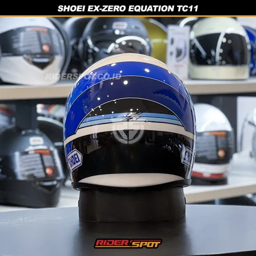 SHOEI EX-ZERO Equation TC11 White Blue Helmet – Riderspot