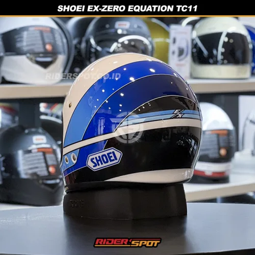 SHOEI EX-ZERO Equation TC11 White Blue Helmet – Riderspot