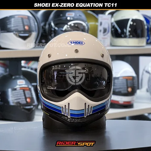 SHOEI EX-ZERO Equation TC11 White Blue Helmet – Riderspot