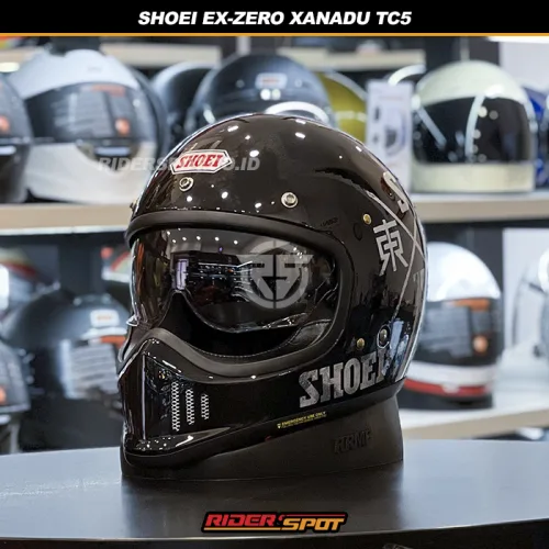 SHOEI EX-ZERO Xanadu TC5 Black White Helmet – Riderspot