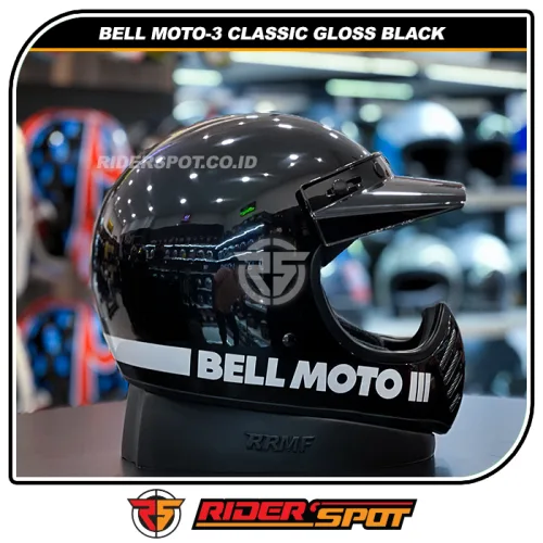 BELL Moto-3 Classic Black Gloss Helmet