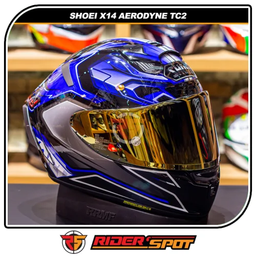Shoei X14 Aerodyne TC-2 Fullface Helmet – Riderspot