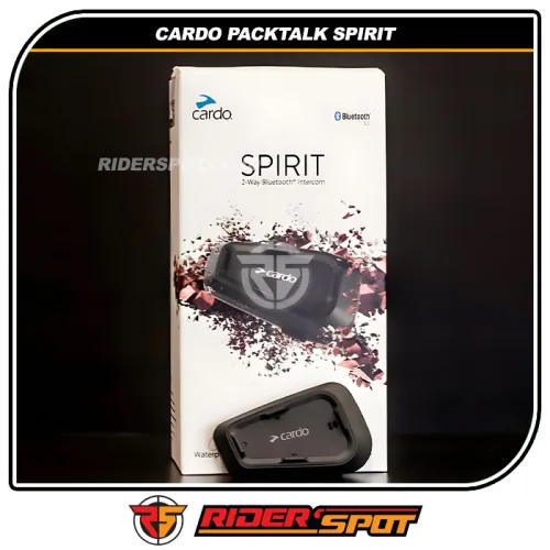 CARDO Packtalk Spirit Intercom Single Pack Bluetooth