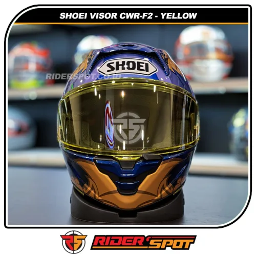 SHOEI Visor CWR-F2 Spectra High Def Yellow Z8 X15 XSPR