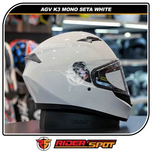 AGV K3 Mono Seta White Helmet