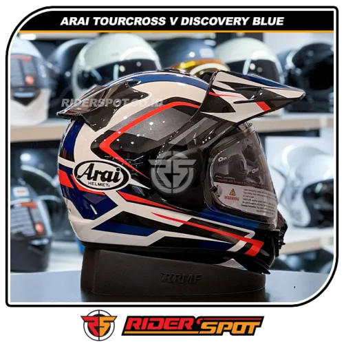 ARAI Tourcross V Discovery Blue Helmet