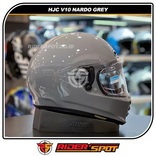 HJC V10 Nardo Grey Vintage Helmet