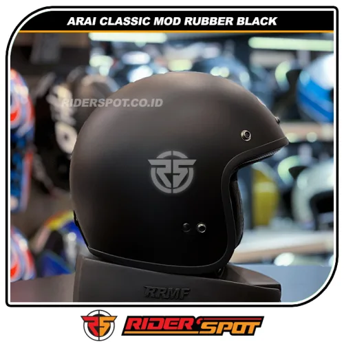 ARAI Classic MOD Rubber Black Helmet – Riderspot