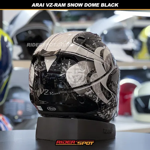 ARAI VZ-RAM Snow Dome Black Helmet – Riderspot