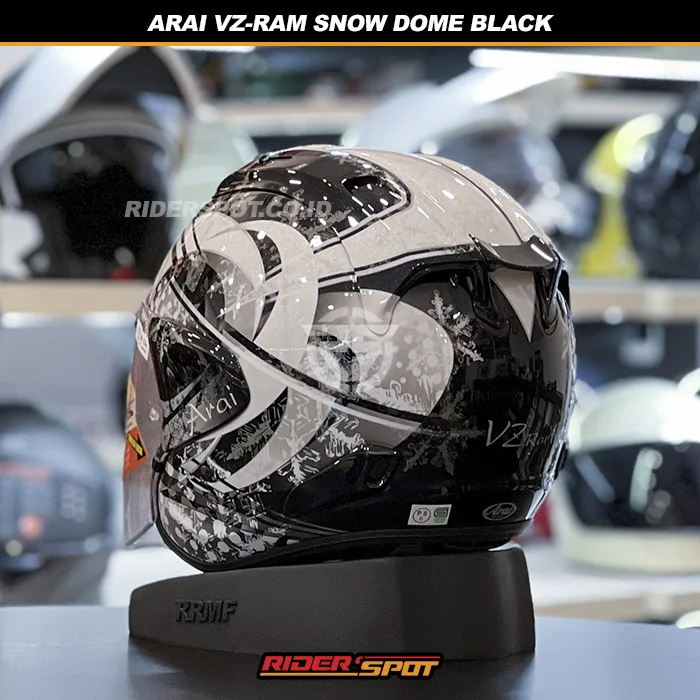 ARAI VZ-RAM Snow Dome Black Helmet – Riderspot