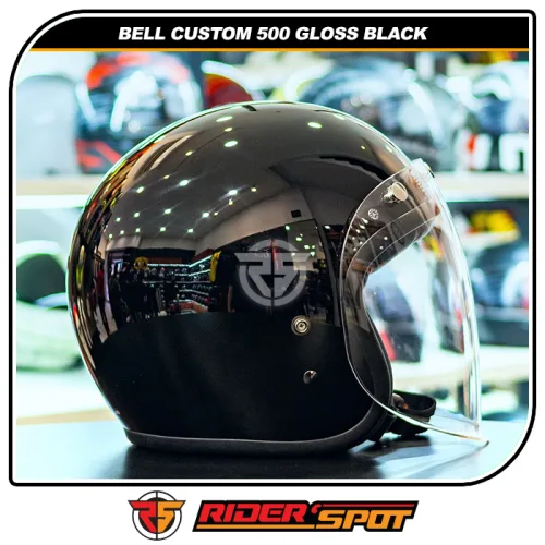 BELL Custom 500 Gloss Black Helmet
