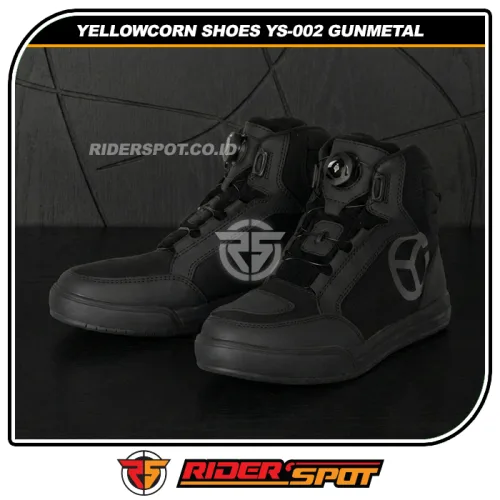 YELLOWCORN Riding Shoes YS-002 Gunmetal
