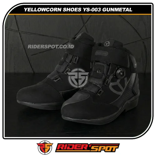 YELLOWCORN Riding Shoes YS-003 Gunmetal