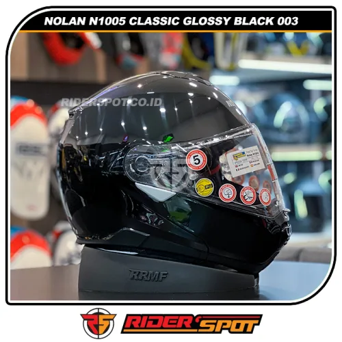 NOLAN N1005 Classic Gloss Black 003 Helmet