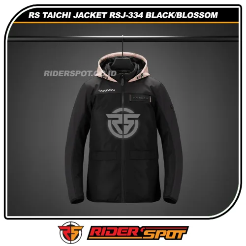 RS TAICHI Jacket RSJ-334 Air Flip Parka Womens Black Blossom