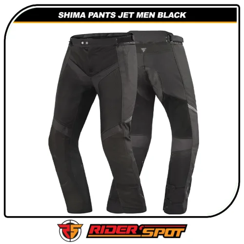 SHIMA Pants Jet Men Black Mesh Pants Protector