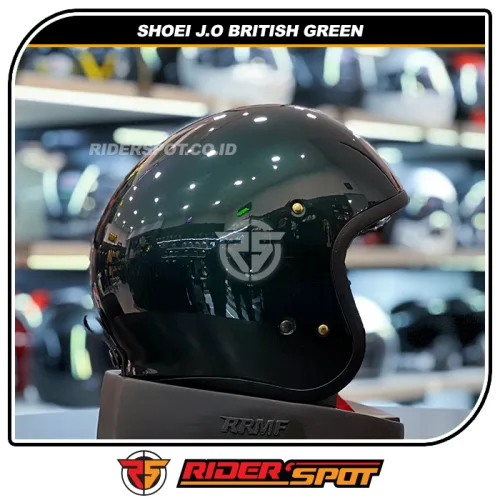 SHOEI J.O British Green Helmet