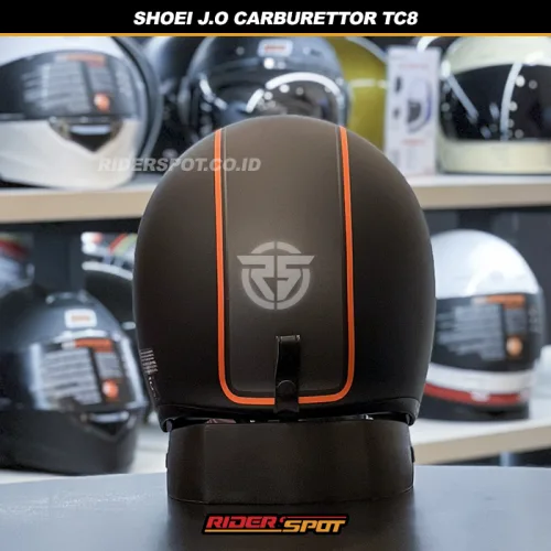 SHOEI J.O Carburettor TC8 Black Orange Helmet – Riderspot