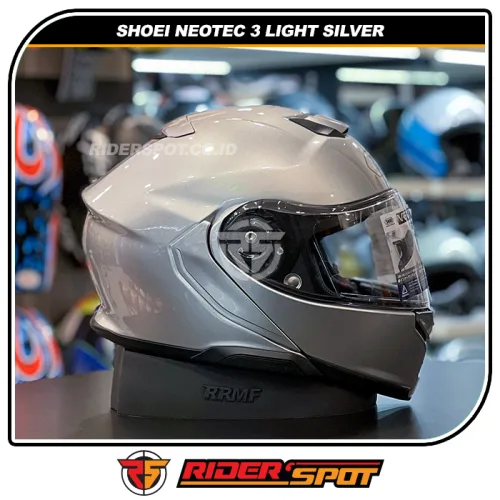 SHOEI Neotec 3 Light Silver Helmet