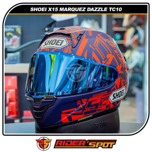 Shoei X-Fifteen X15 Marquez Dazzle TC10 Fullface Helmet – Riderspot