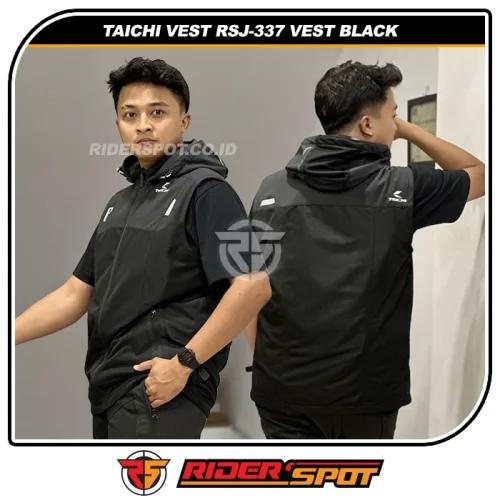 RS TAICHI Vest RSJ-337 Protection Mesh Black