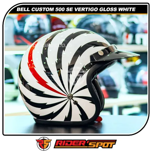 BELL Custom 500 SE Vertigo Gloss White