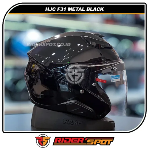 HJC F31 Metal Black Helmet