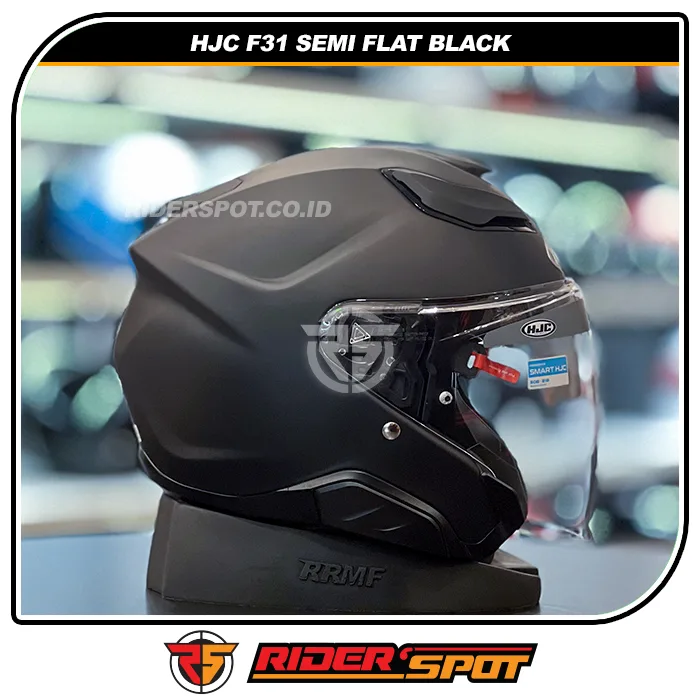 HJC F31 Semi Flat Black Helmet