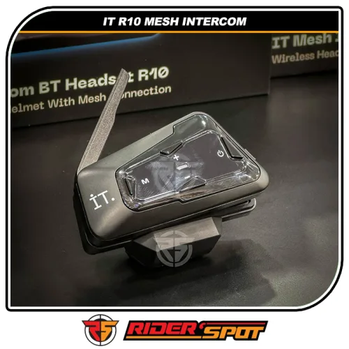 IT R10 Mesh Intercom Helm Bluetooth Headset
