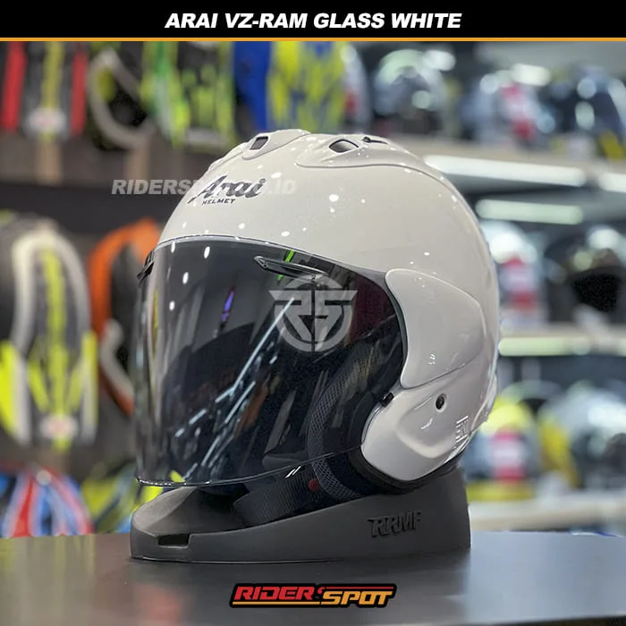 ARAI VZ-RAM Glass White Helmet – Riderspot