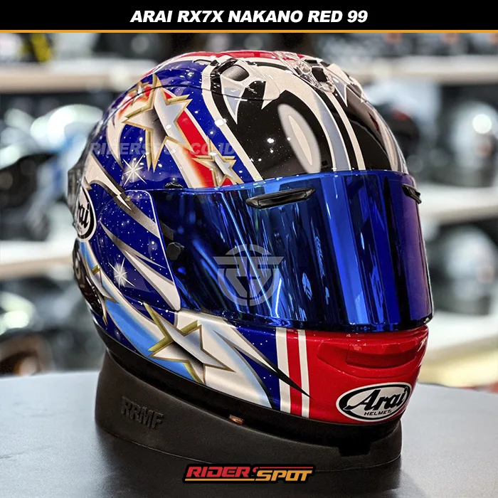 ARAI RX-7X Nakano Red 99 Helmet – Riderspot