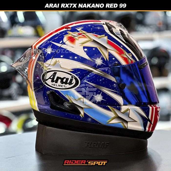 ARAI RX-7X Nakano Red 99 Helmet – Riderspot