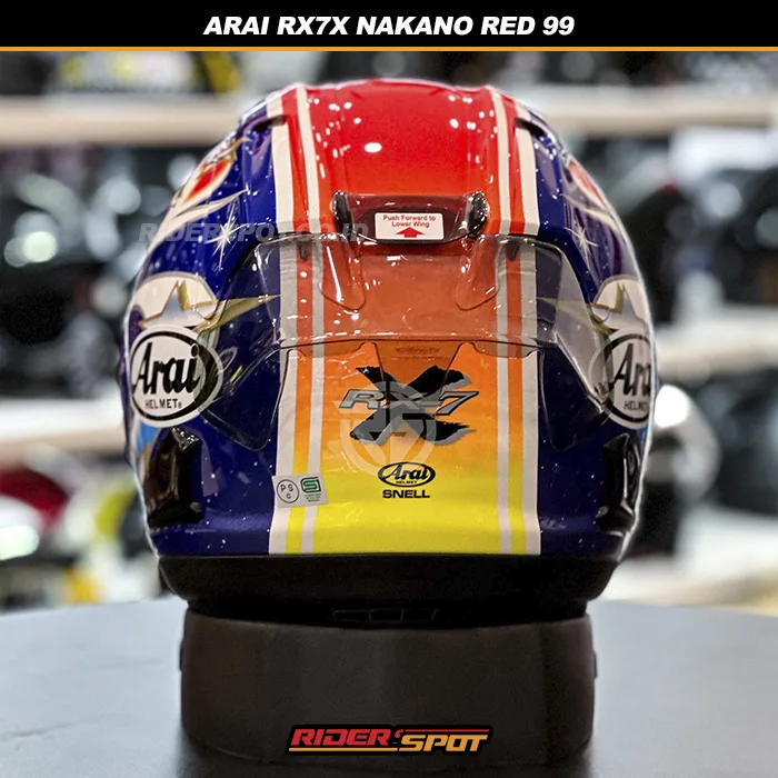 ARAI RX-7X Nakano Red 99 Helmet – Riderspot