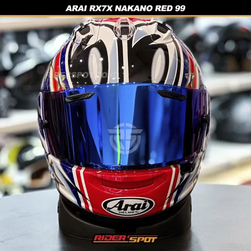 ARAI RX-7X Nakano Red 99 Helmet – Riderspot